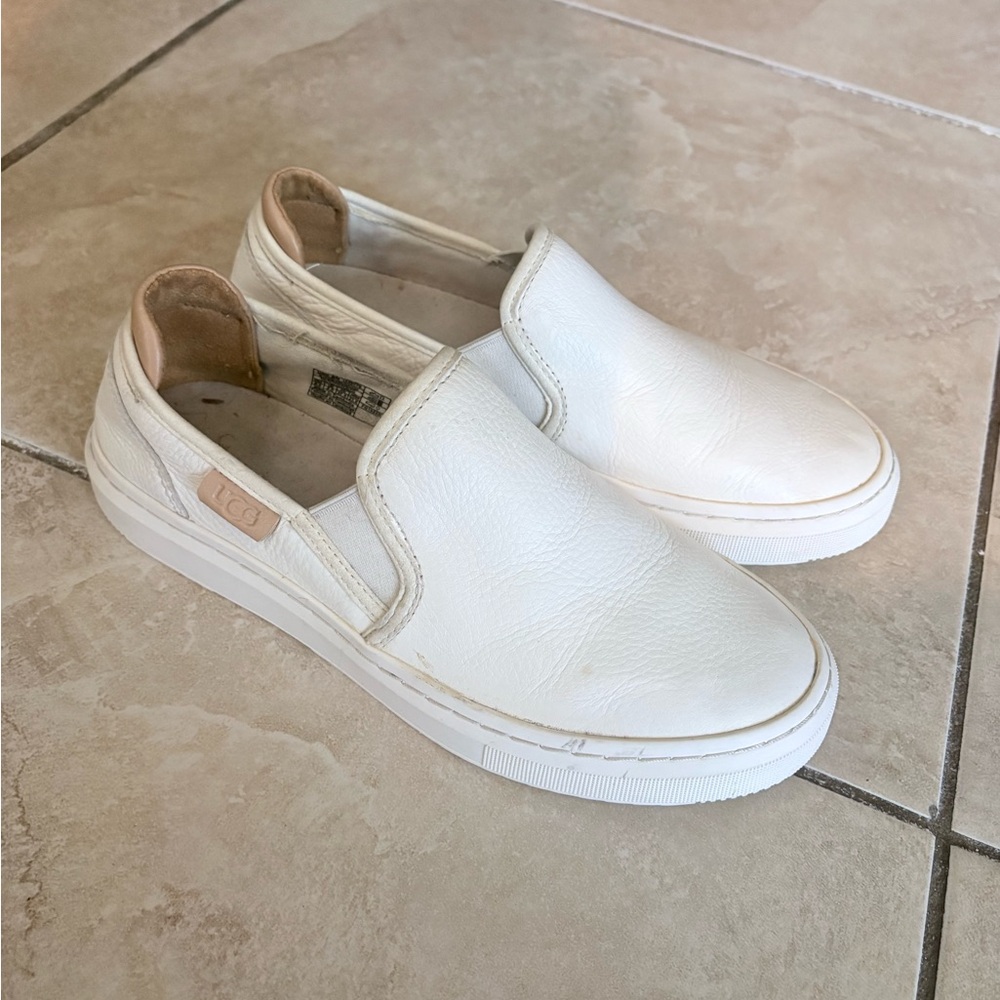 UGG Cream Slip-On Sneakers